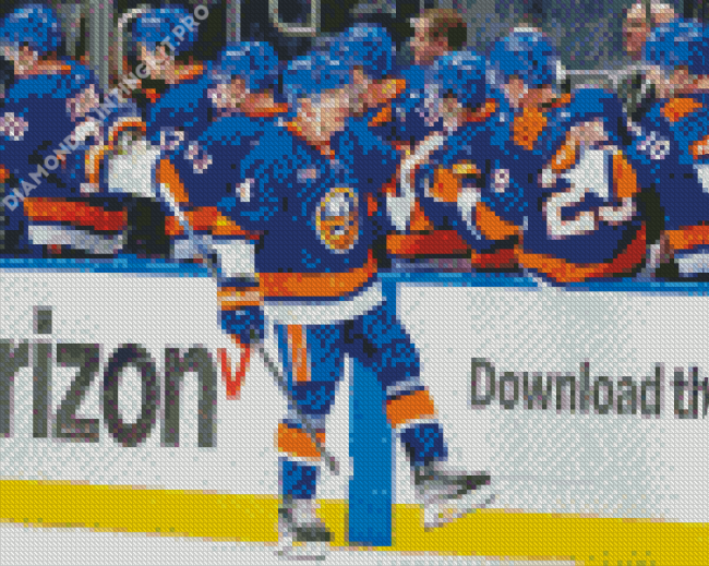 New York Islanders Ice Hockey Team Diamond Painting