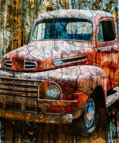 Old Ford Truck Diamond Painting