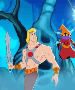 Orko and He Man Diamond Painting