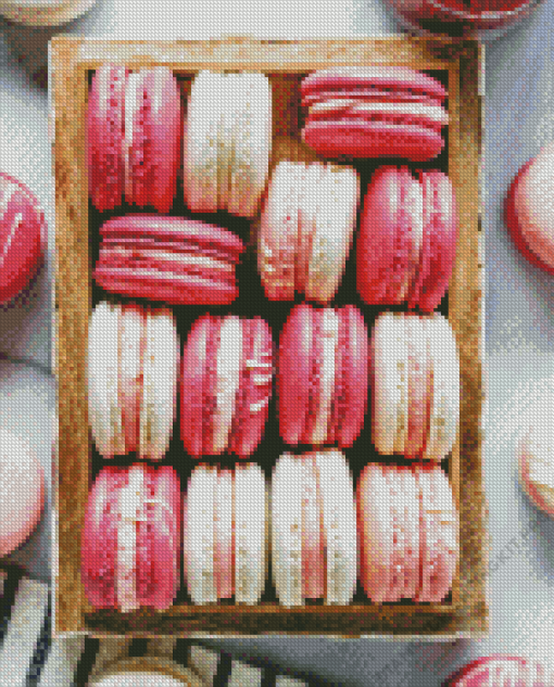 Pink Macarons Diamond Painting