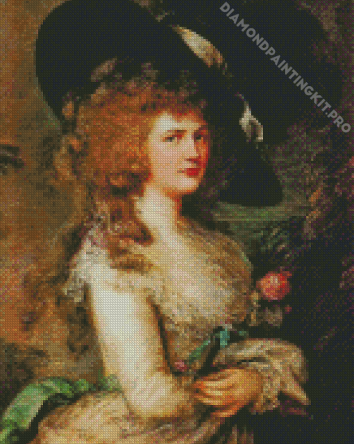 Portrait of Georgiana Duchess of Devonshire Diamond Painting