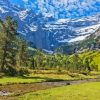 Pyrenees Mountain Landscape Diamond Painting