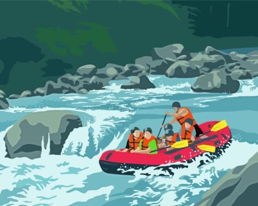 Rafting Adventure Diamond Painting