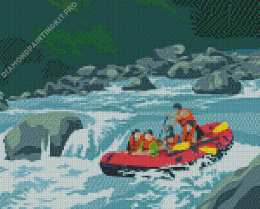 Rafting Adventure Diamond Painting