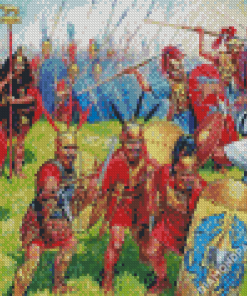 Roman Battle Scenery Diamond Painting