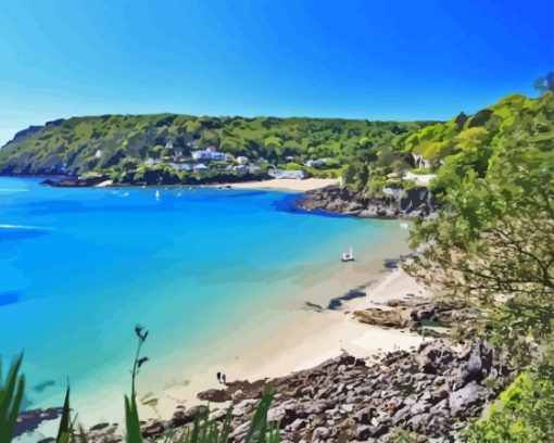 Salcombe Beach Side Diamond Painting