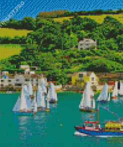 Salcombe Boats Diamond Painting