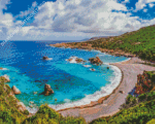 Sardinia Tropical Island Diamond Painting