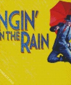 Singin In The Rain Poster Diamond Painting