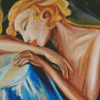 Sleeping Lady Diamond Painting