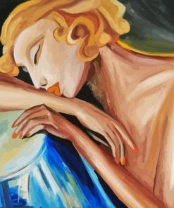 Sleeping Lady Diamond Painting
