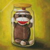 Sock Monkey Diamond Painting