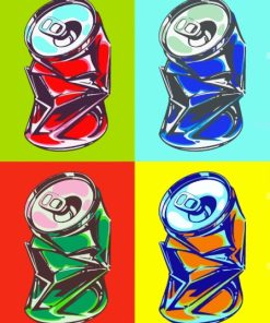 Soda Cans Illustration Diamond Painting