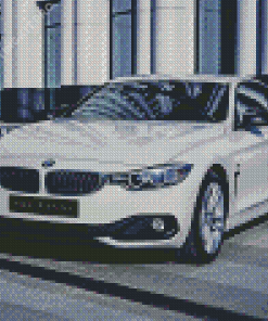 Sport Car White BMW Diamond Painting