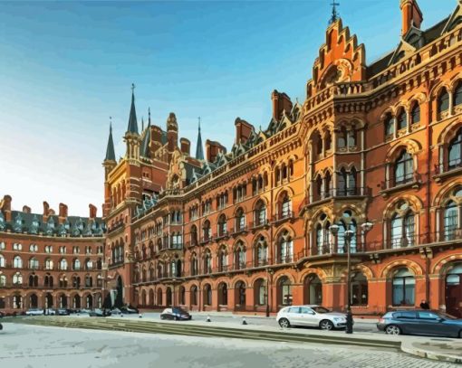 St Pancras Station In London Diamond Painting