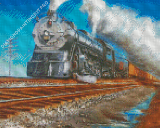 Steam Locomotive Diamond Painting