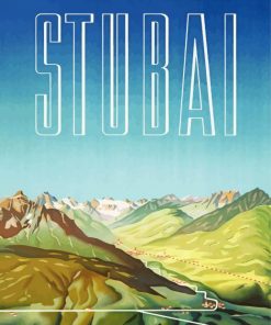 Stubai Valley Poster Diamond Painting