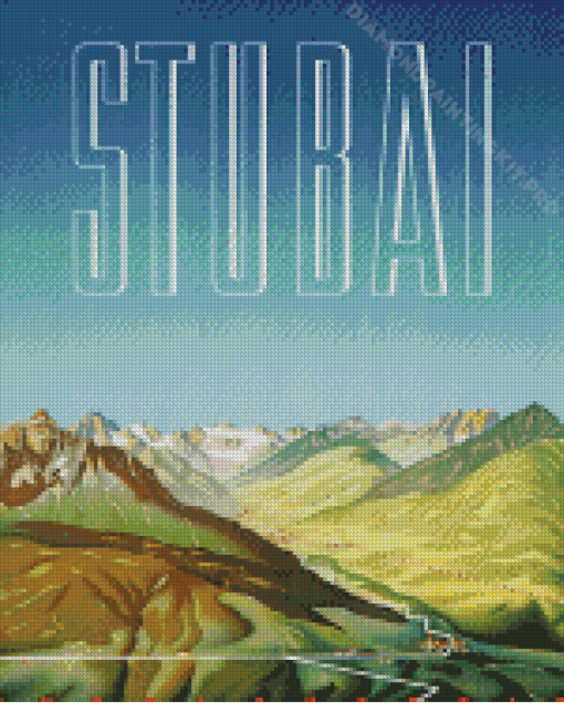 Stubai Valley Poster Diamond Painting