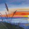 Sunrise On Beach Art Diamond Painting