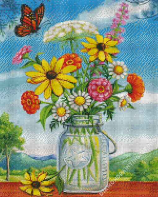 Sunshine Bouquet Diamond Painting