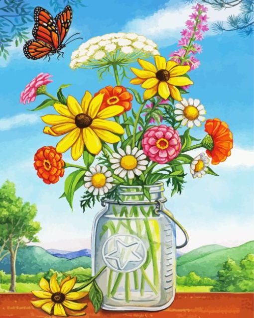 Sunshine Bouquet Diamond Painting