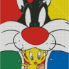 Sylvester The Cat Diamond Painting