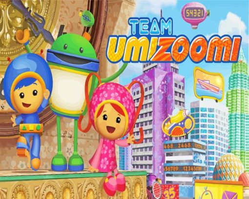 Team Umizoomi Animation Diamond Painting