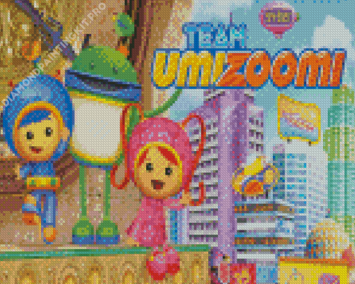 Team Umizoomi Animation Diamond Painting