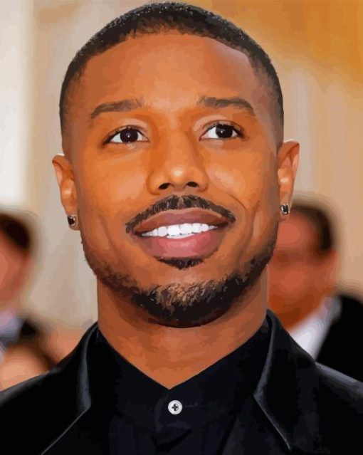 The American Michael B Jordan Diamond Painting