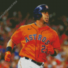 The Houston Astros Player Michael Brantley Diamond Painting