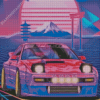 Tokyo Street Racing Illustration Diamond Painting