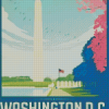 USA Washington Monument Poster Diamond Painting