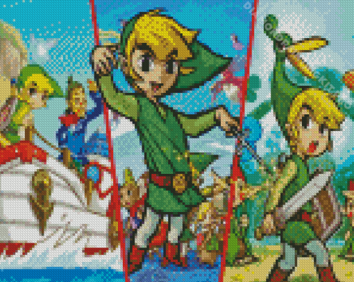 Wind Waker Diamond Painting