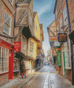 York Shambles Street Diamond Painting