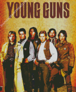 Young Guns Poster Diamond Painting