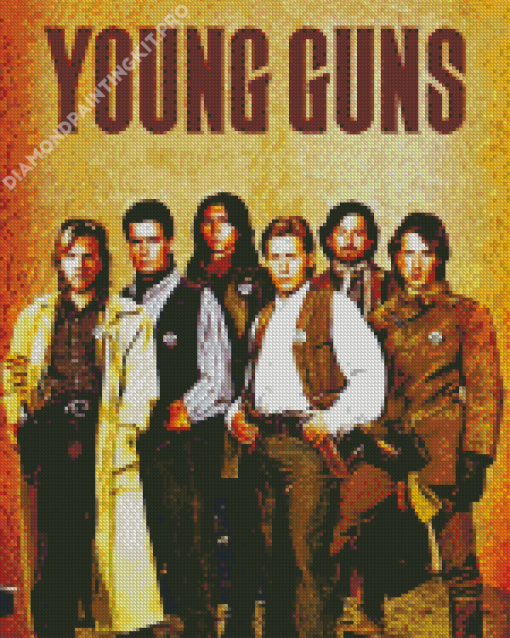 Young Guns Poster Diamond Painting