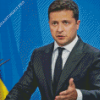 Zelensky Ukranian President Diamond Painting