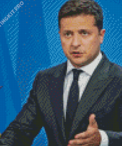 Zelensky Ukranian President Diamond Painting