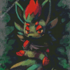 Zorua Art Diamond Painting