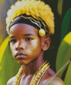 Zulu Boy Diamond Painting