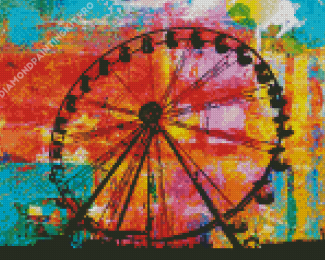 Abstract Ferris Wheel Diamond Painting