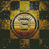 Boston Bruins Logo Abstract Diamond Painting