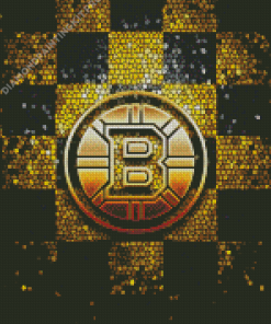 Boston Bruins Logo Abstract Diamond Painting