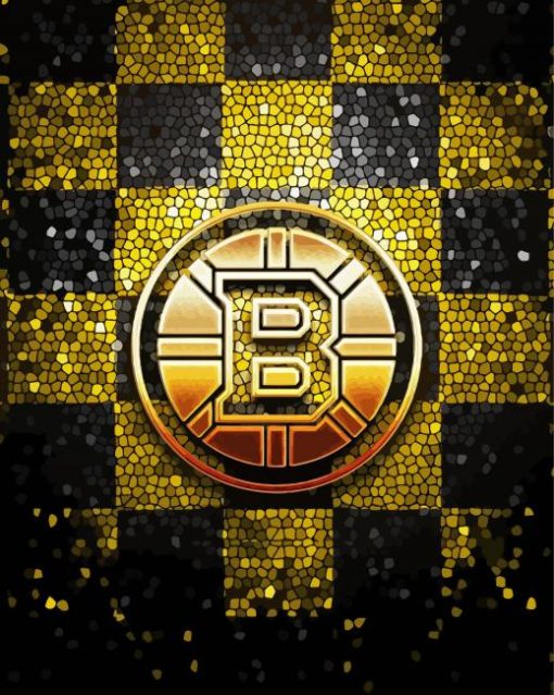 Boston Bruins Logo Abstract Diamond Painting