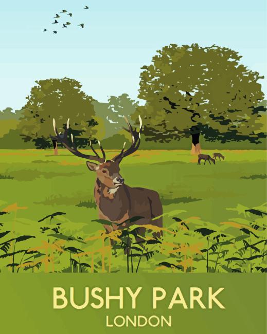 Bushy Park In London Diamond Painting