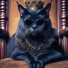 Cat King Diamond Painting