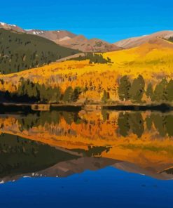 Colorado Mountains Landscape Diamond Painting