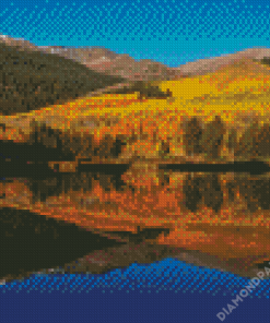 Colorado Mountains Landscape Diamond Painting