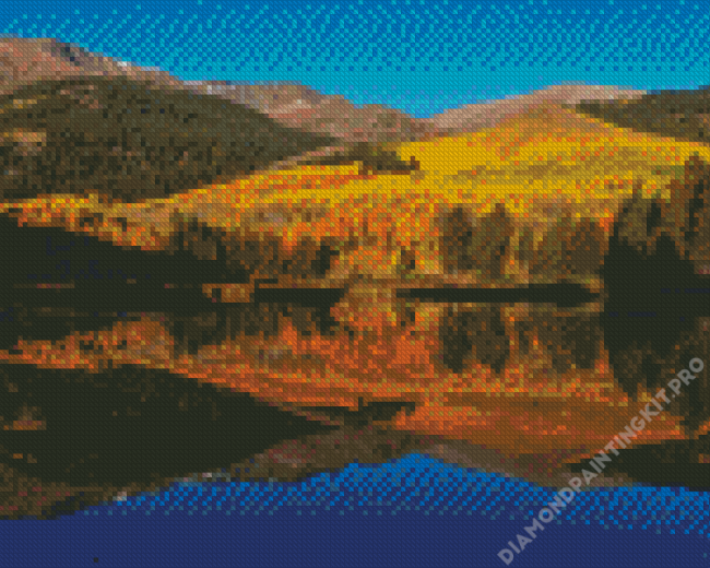 Colorado Mountains Landscape Diamond Painting
