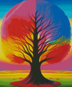 colorful Tree Diamond Painting